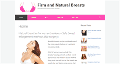 Desktop Screenshot of firmandnaturalbreasts.com